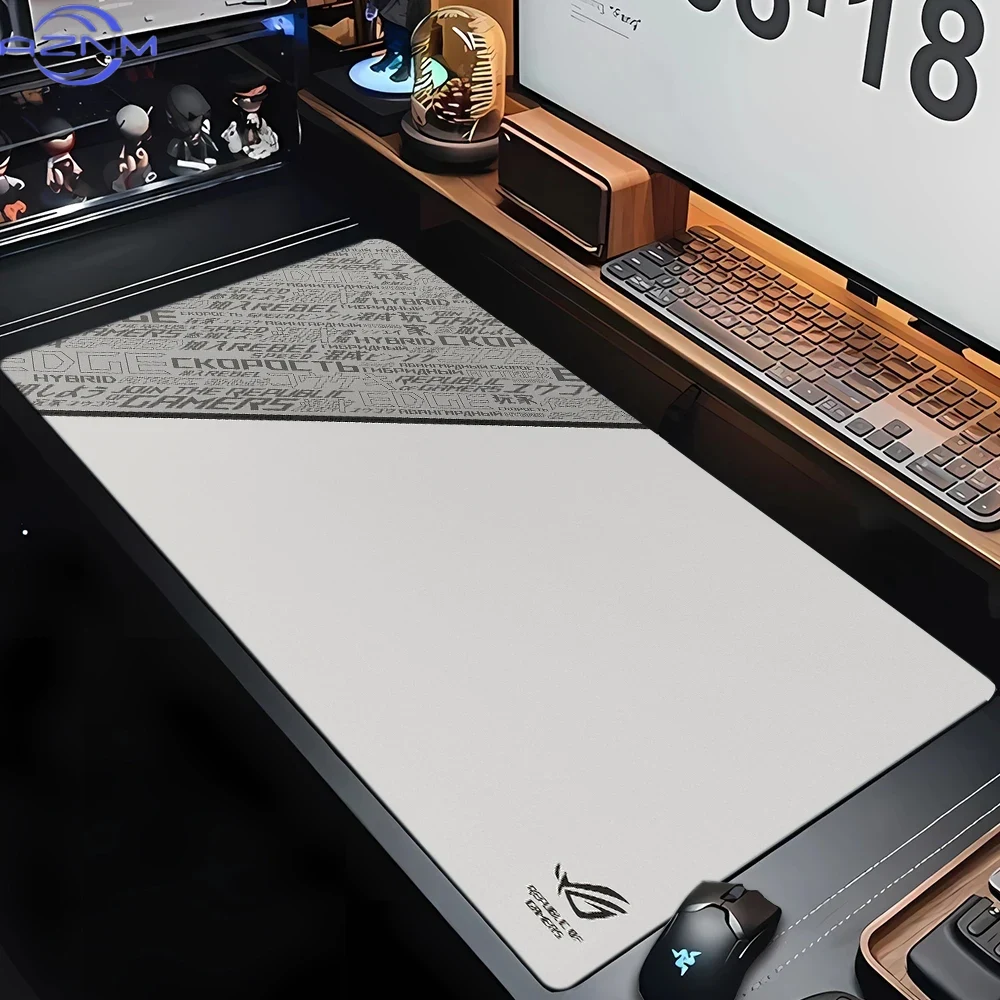 Desk Setup Game - 大型ゲーミングマウスパッド ホットコンピューターオフィスゲームテーブルマット XXL 90x40cm ラバー滑り止め ノートパソコンキーボードマウスパッド