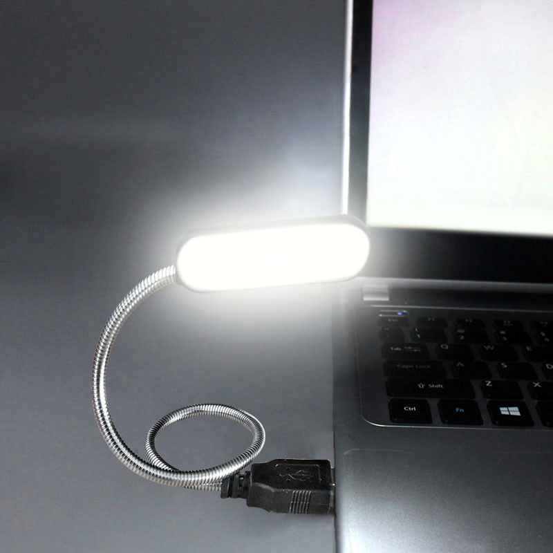 ミニ 4 LED ブックランプポータブル USB 読書ナイト - Desk Setup For Laptop のレビューと価格