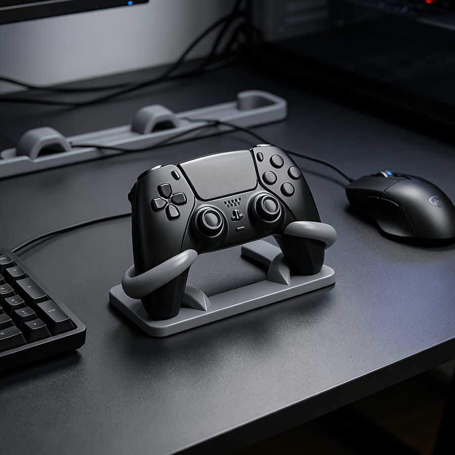 ミニマリズムゲームコントローラーホルダー 3D プリント滑り - Desk Setup Game のレビューと価格