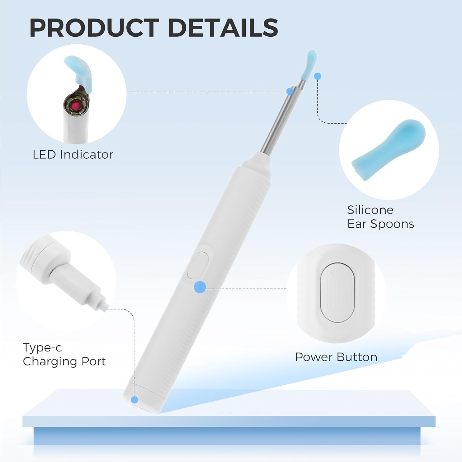 1セット耳垢除去ツールキット 1080Pカメラ 6 LEDラ - Monitor Cleaning Kit のレビューと価格