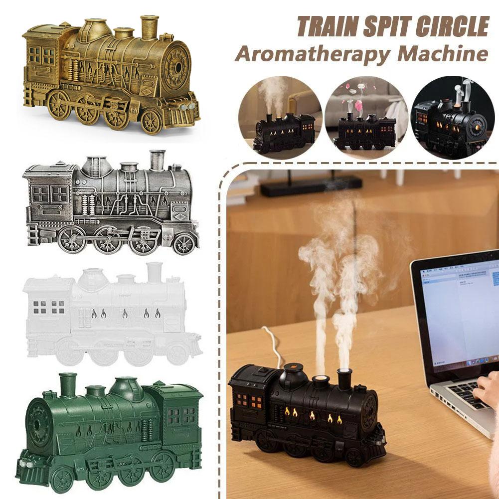 ヴィンテージトレイン型加湿器 スチーム機関車 アロマエッセン - Desk Setup Essentials のレビューと価格