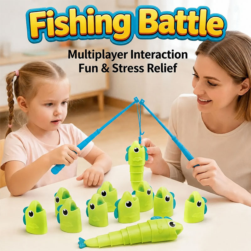 KNYYSECQ 釣り伸縮式魚のおもちゃセットデスクトップバ - Desk Setup Game のレビューと価格