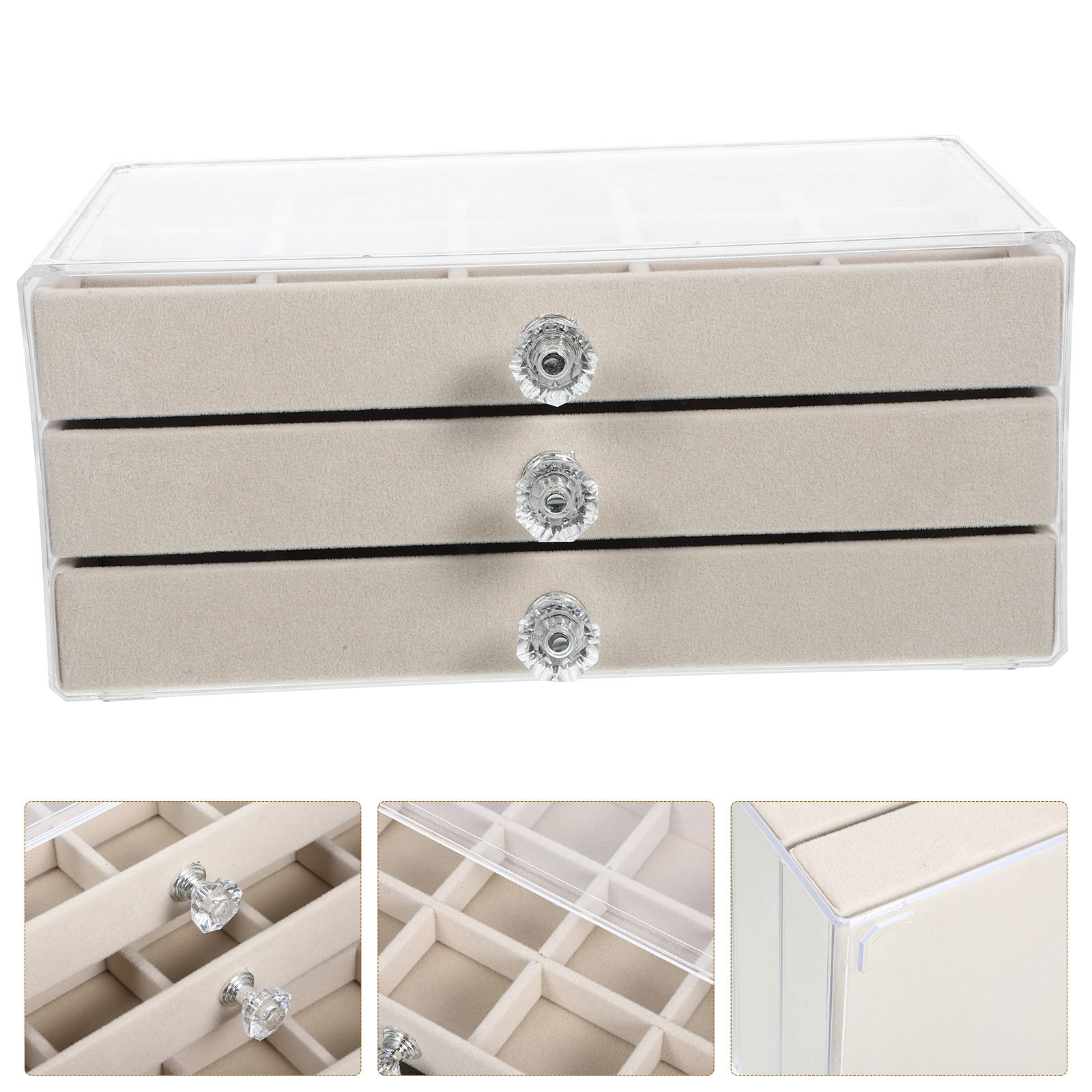 45区画ジュエリーオーガナイザーボックス デスクトップディス - Jewelry Desk Setup のレビューと価格