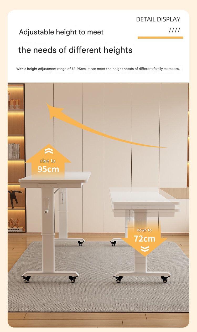 調節可能なオーバーベッドラップトップデスク、ハンドクランク付 - Desk Setup For Laptop のレビューと価格