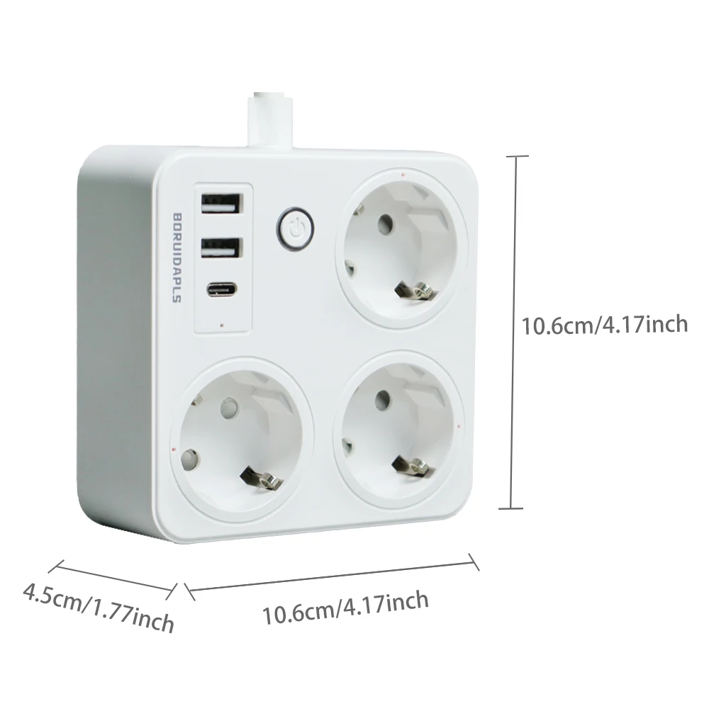 BORUIDAPLS ZigBee EU スマート電源タップ - Power Strip Flat のレビューと価格