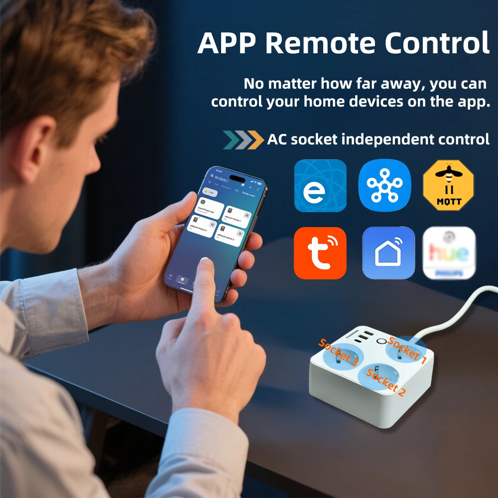 BORUIDAPLS ZigBee EU スマート電源タップ - Power Strip Flat のレビューと価格