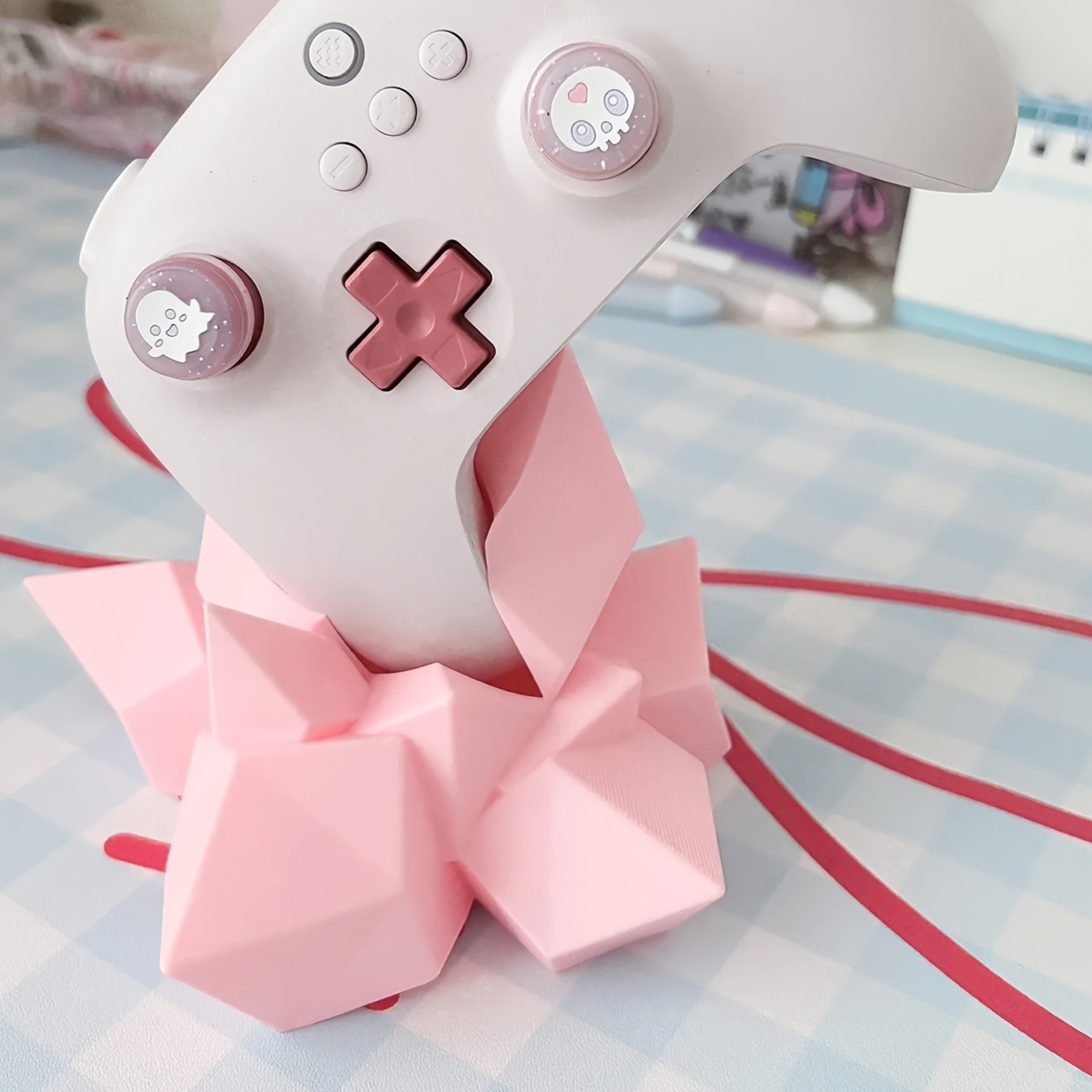 3Dプリントクリスタル製ゲームコントローラースタンドホルダー - Desk Setup Game のレビューと価格
