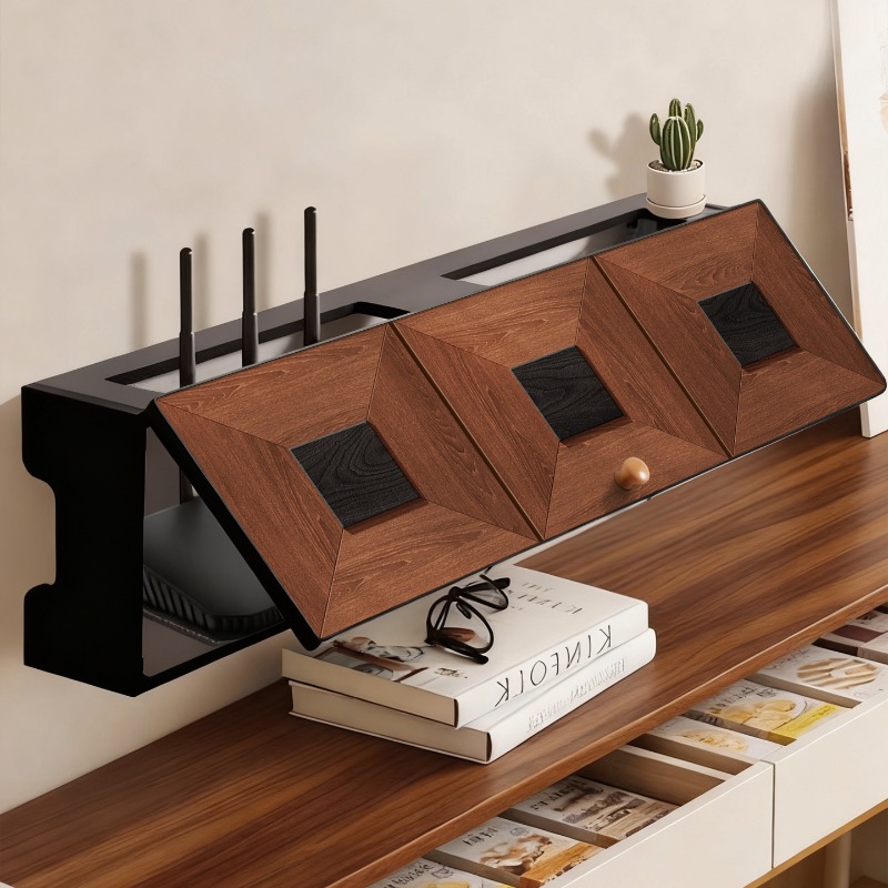 壁掛け式WiFiルーターオーガナイザーボックス、モデムホーム - Cable Box Organizer のレビューと価格