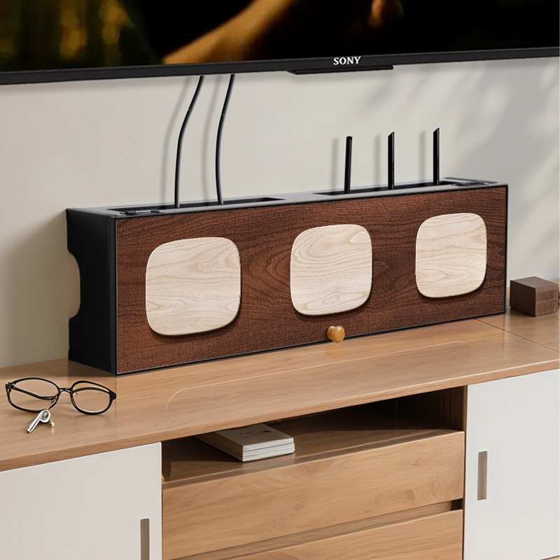 壁掛け式WiFiルーターオーガナイザーボックス、モデムホーム - Cable Box Organizer のレビューと価格