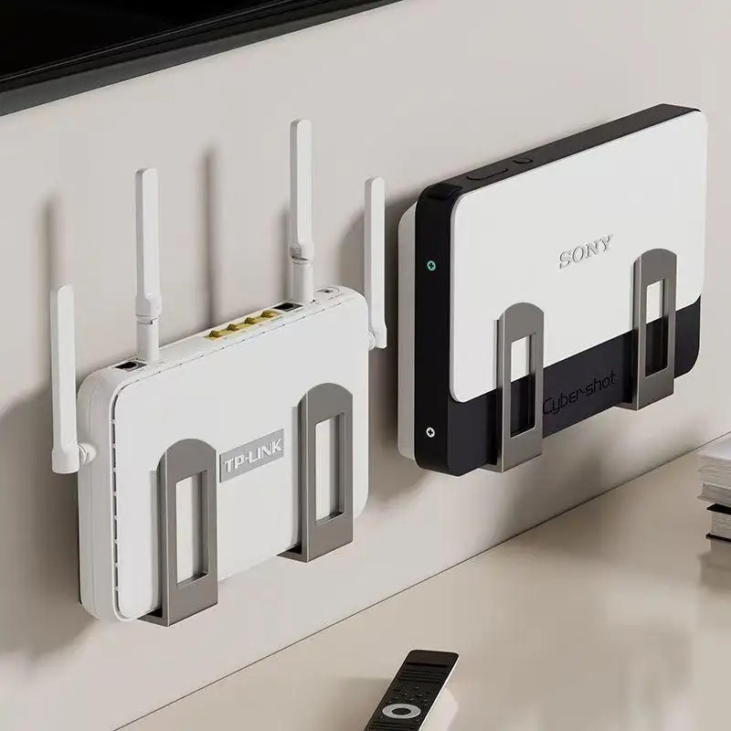 壁掛け式ルーター・セットトップボックスオーガナイザー、調整可 - Cable Box Organizer のレビューと価格