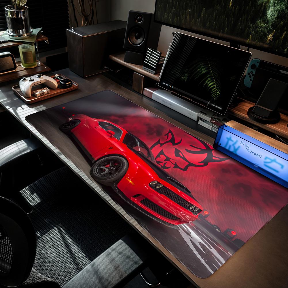 D-DodgeS 車用クールマウスパッド XXL コンピュー - Desk Setup For Laptop のレビューと価格