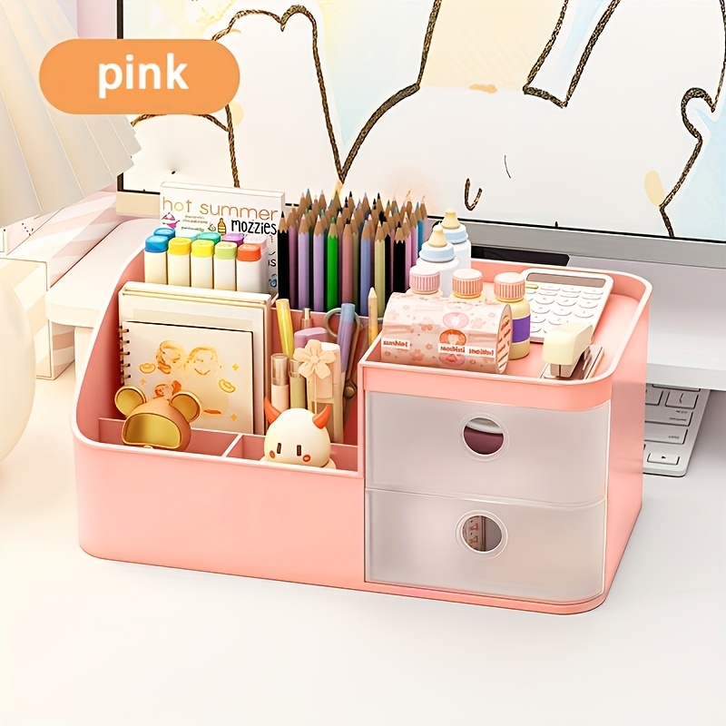 デスクトップオーガナイザー、大容量ペンホルダー、家庭用収納必 - Desk Setup Essentials のレビューと価格