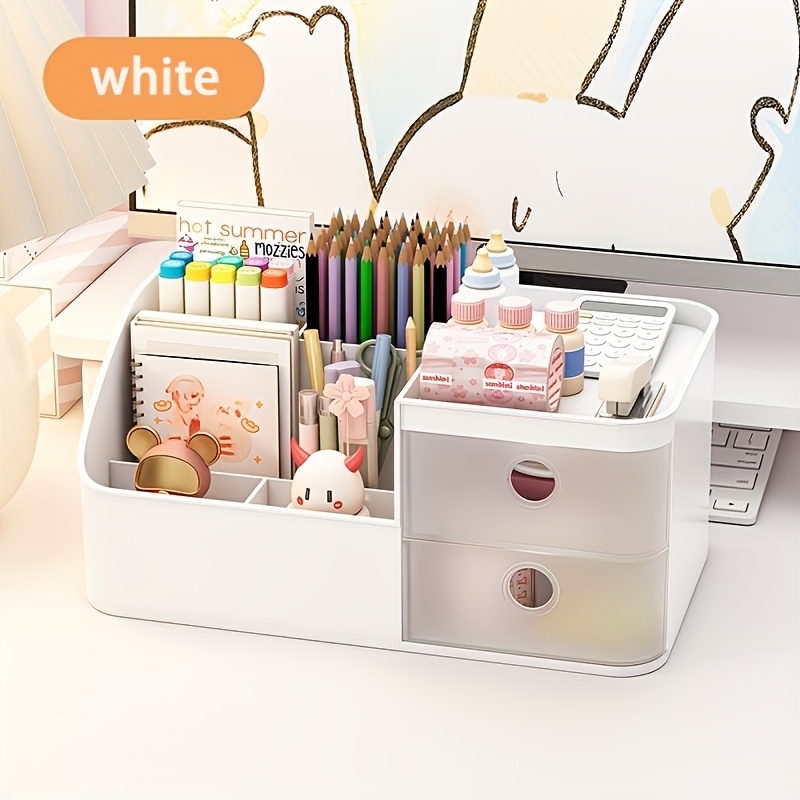 デスクトップオーガナイザー、大容量ペンホルダー、家庭用収納必 - Desk Setup Essentials のレビューと価格