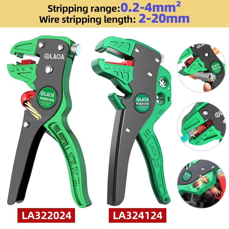 LAOA ワイヤーストリッパーツールケーブル切断ニッパー調整 - Power Strip Flat のレビューと価格