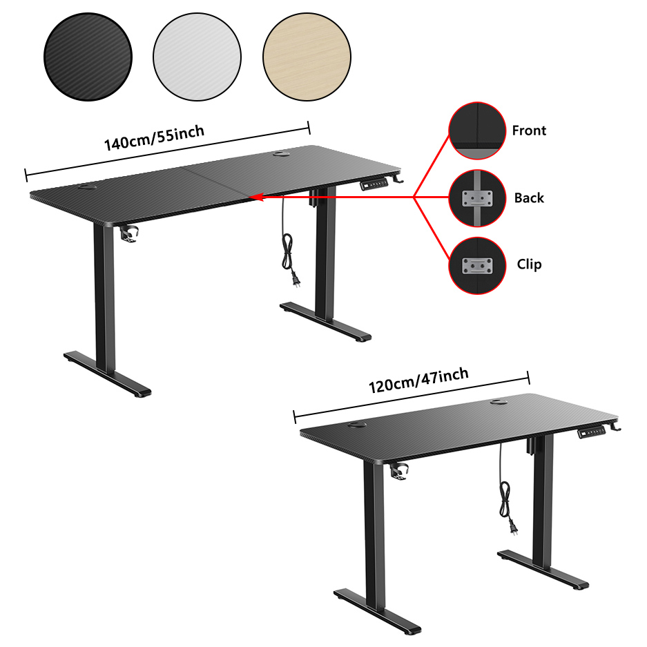 高さ調節可能な電動昇降式デスク、シットスタンドコンピューター - Desk Setup Game のレビューと価格