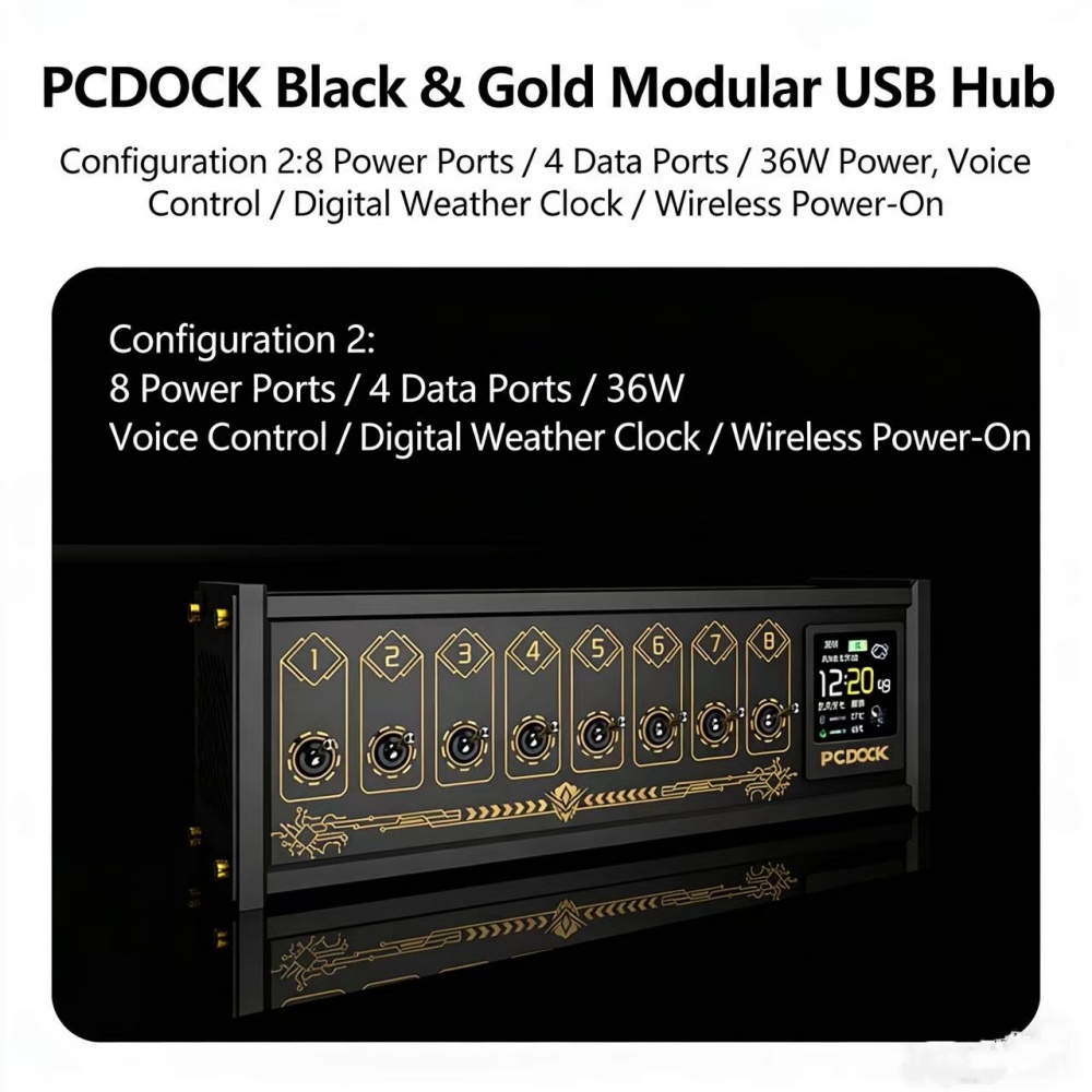 PCDOCK ブロック型USBデスクトップ電源タップ スイッ - Desk Setup For Laptop のレビューと価格