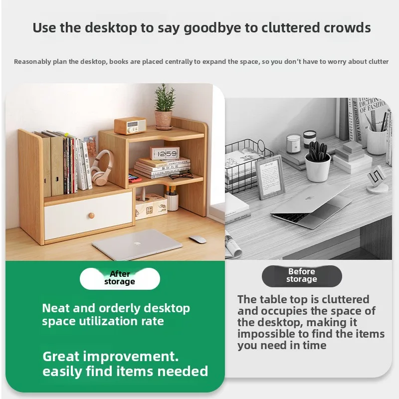 2026 デスクトップ本棚 デスクトップシェルフ デスク収納 - Desk Setup Productivity のレビューと価格