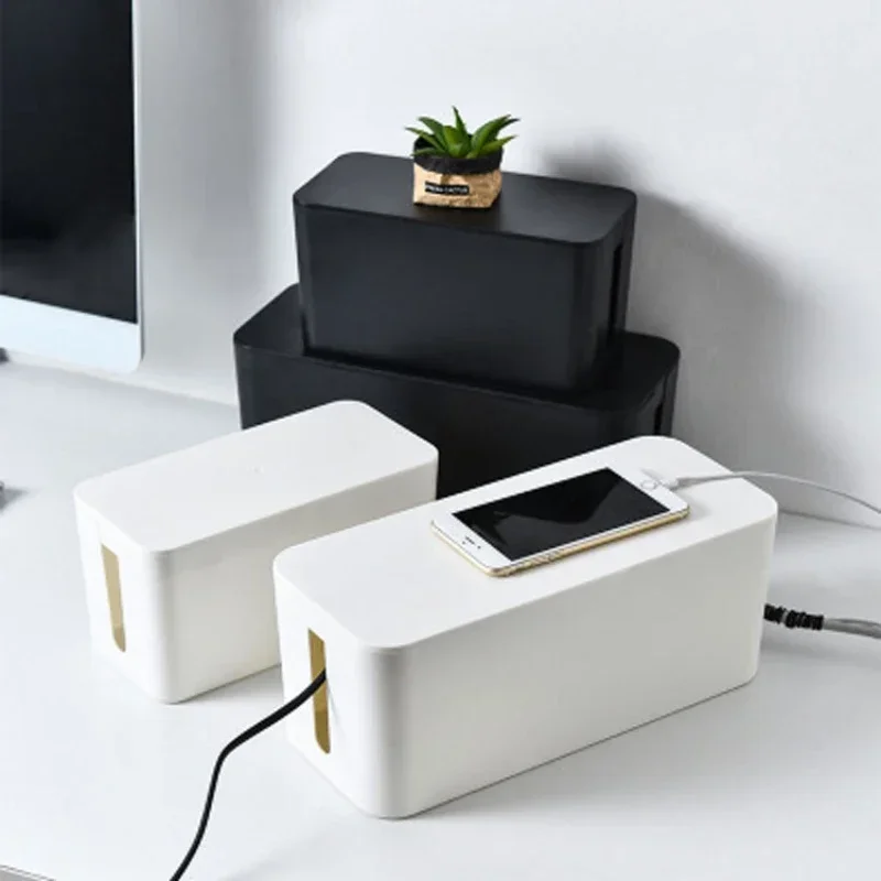 ケーブル収納ボックス デスクトップ電源タップ収納ボックス 防 - Cable Box Organizer のレビューと価格