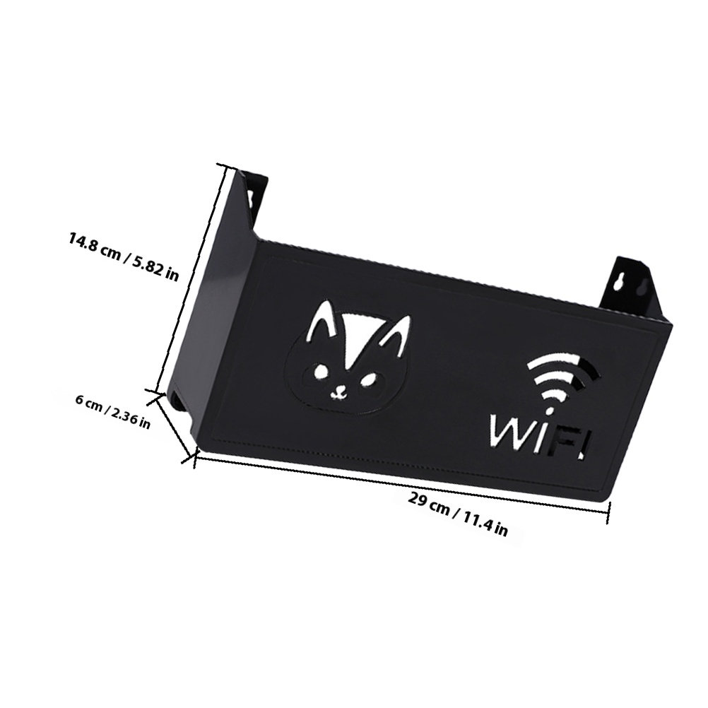 装飾的なルーター収納ボックス。壁に取り付け可能で、穴あけ不要 - Cable Box Organizer のレビューと価格