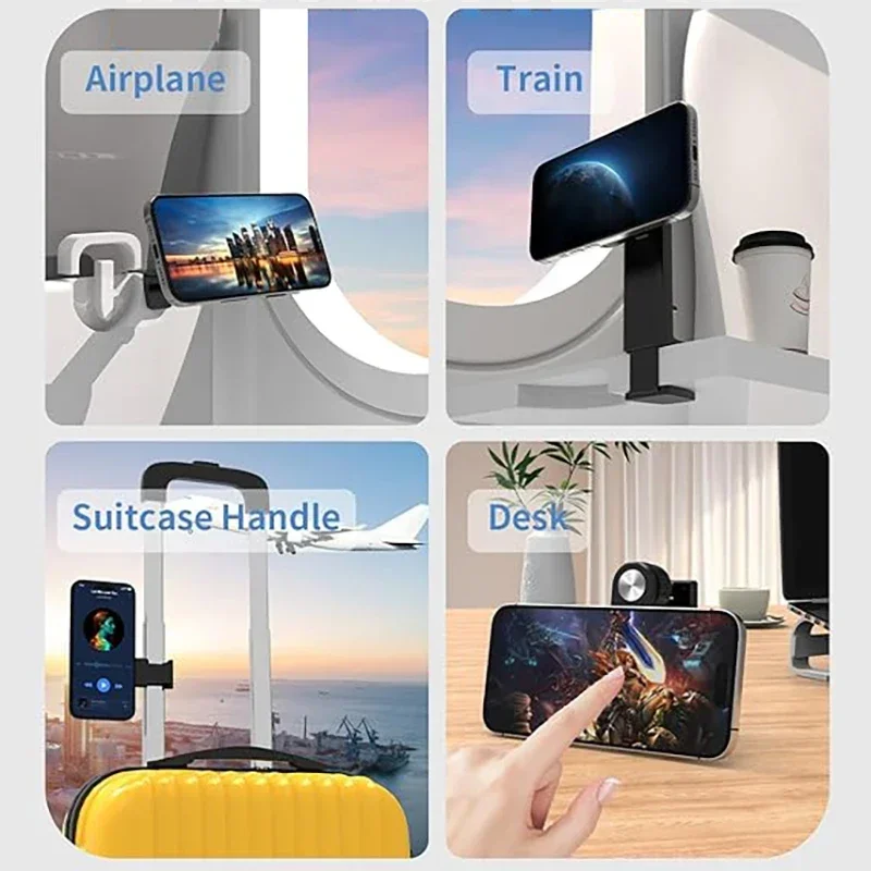 磁気飛行機電話ホルダーマウント Magsafe トラベルエッ - Desk Setup Essentials のレビューと価格
