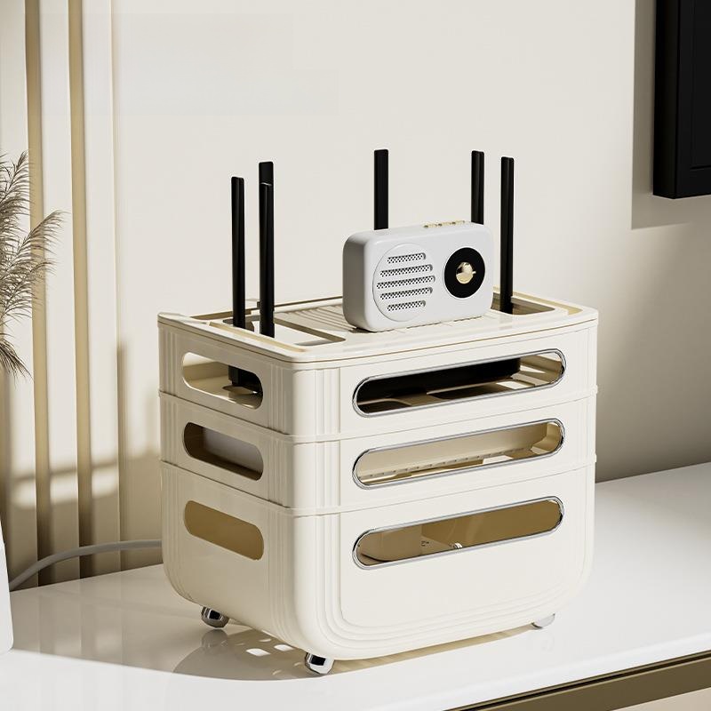 無線ルーター収納ボックス テレビボックス ケーブルオーガナイ - Cable Box Organizer のレビューと価格