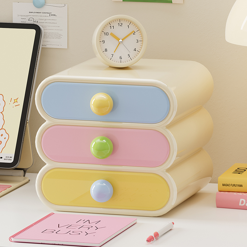 Uforu ドーパミンデスクオーガナイザー、3段引き出し収納 - Desk Setup Shelf のレビューと価格