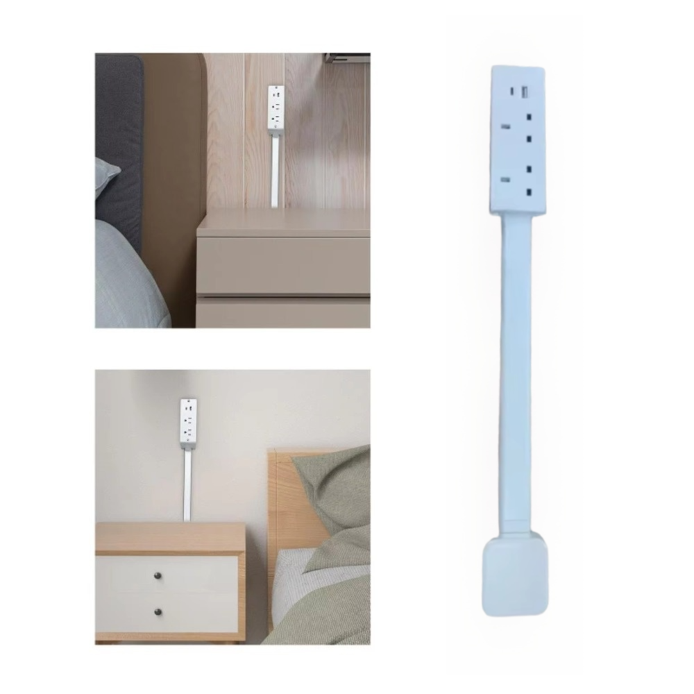 180度回転します °   コンセントエクステンダー ホワイ - Power Strip Flat のレビューと価格
