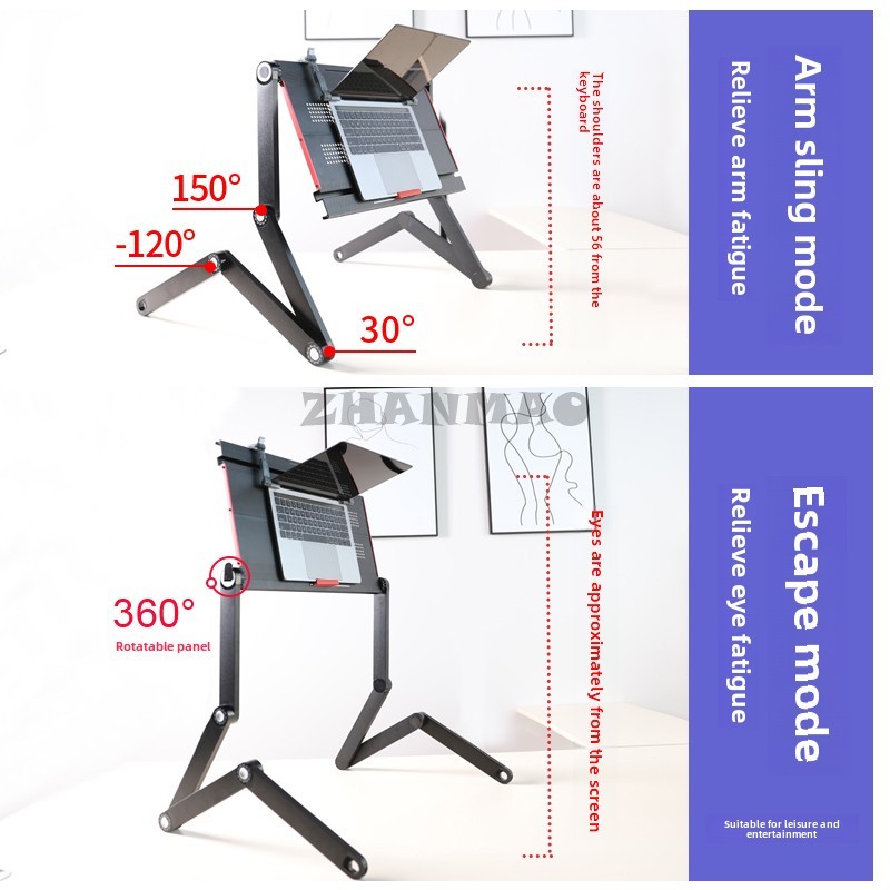 ベッドに横たわる、ラップトップデスク、折りたたみ式タブレット - Desk Setup For Laptop のレビューと価格