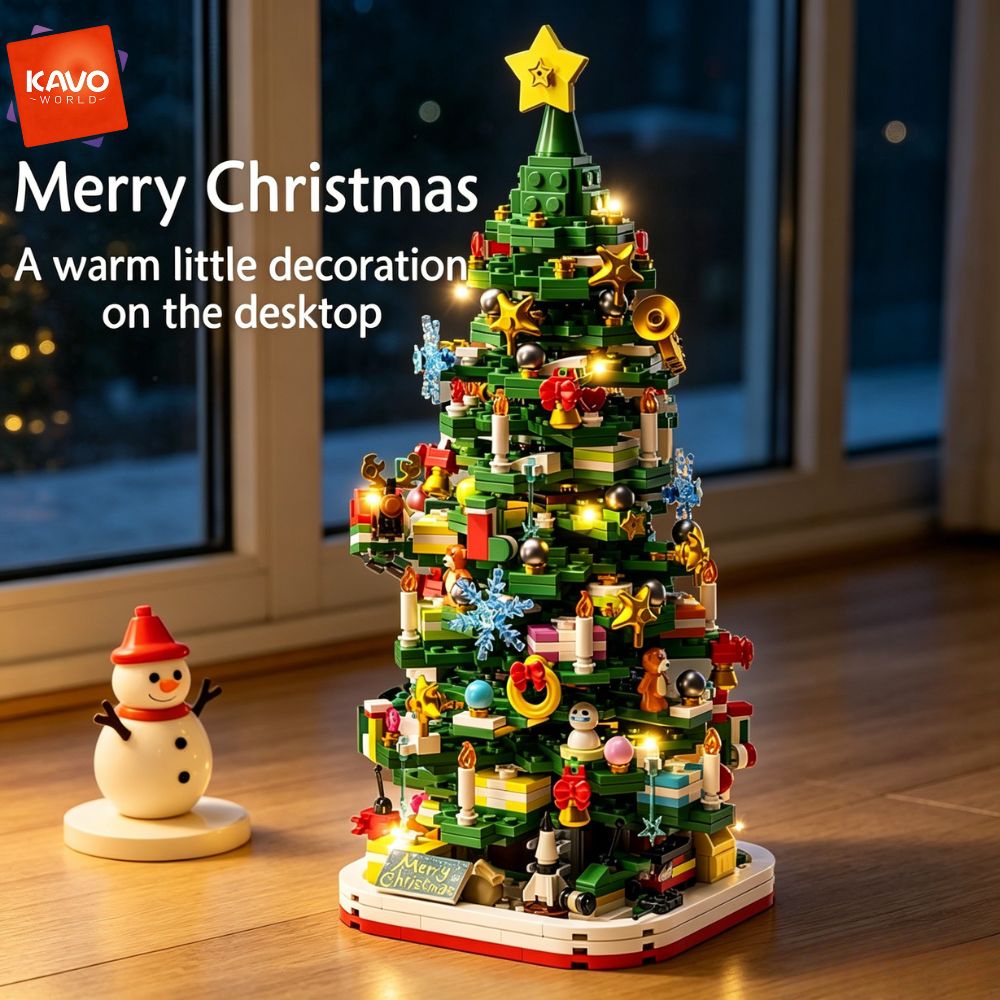 KAVOWORLD 1024ピース クリスマスツリー 組み立 - Desk Setup Gift Ideas のレビューと価格