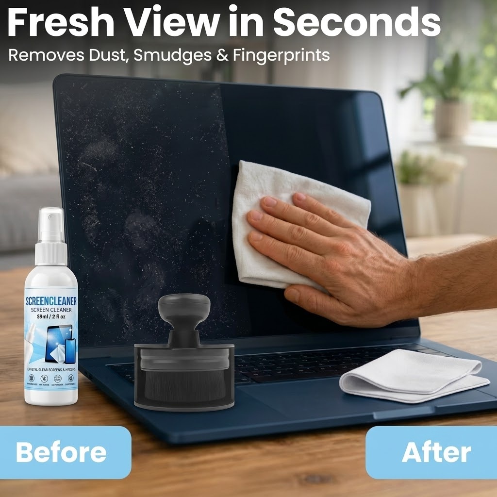 帯電防止スクリーンクリーナースプレーセット（クロス、ダストブ - Monitor Cleaning Kit のレビューと価格