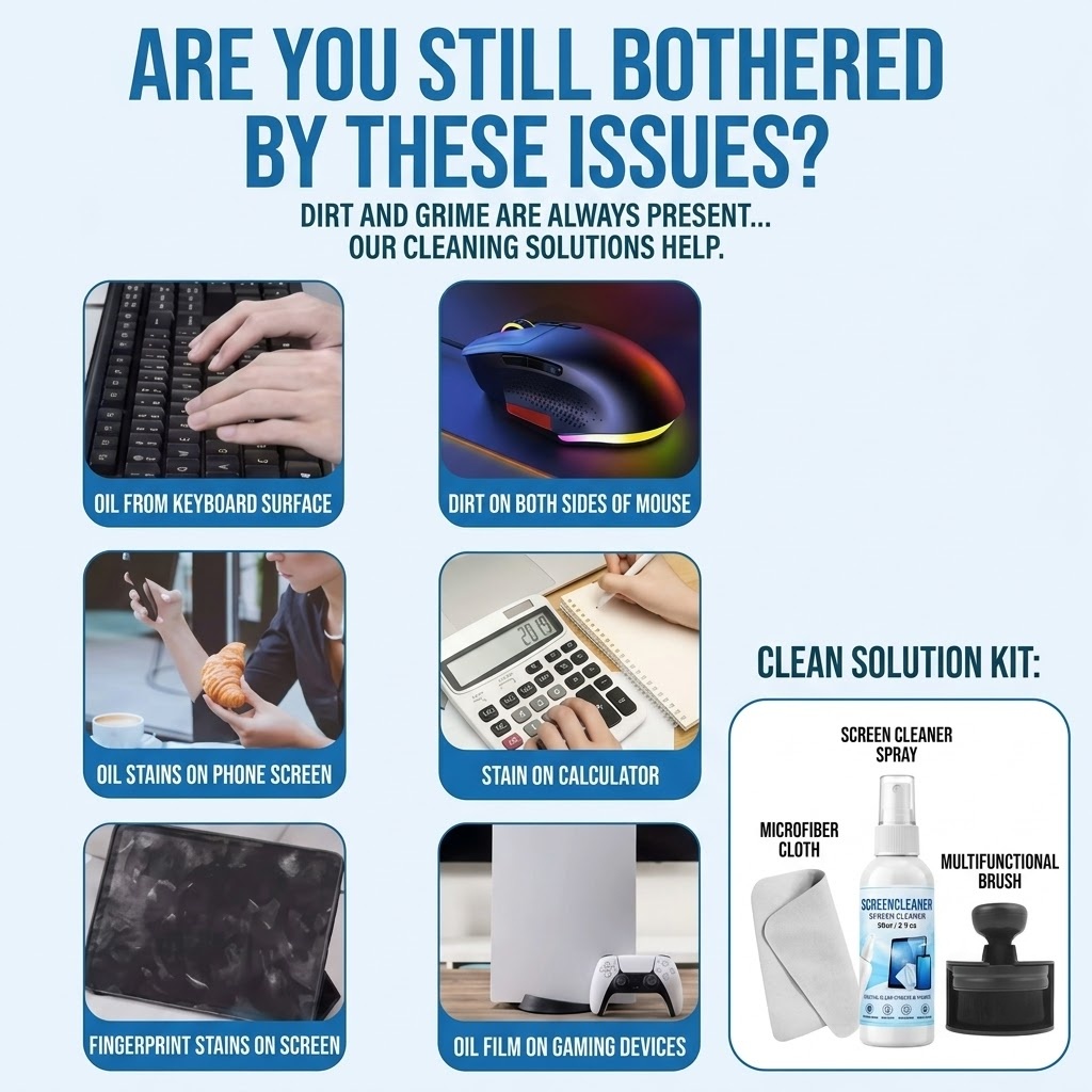 帯電防止スクリーンクリーナースプレーセット（クロス、ダストブ - Monitor Cleaning Kit のレビューと価格