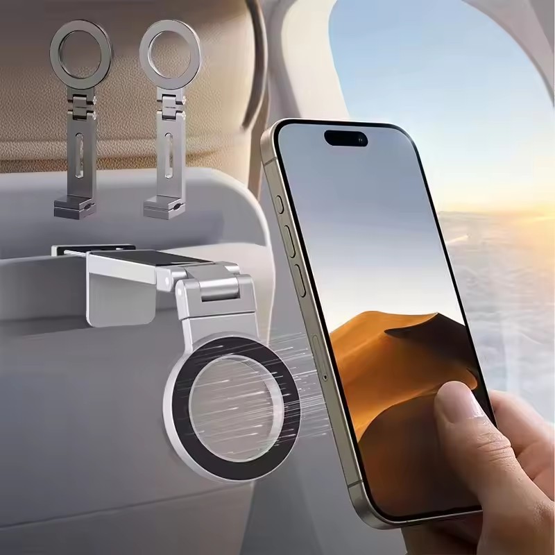 調整可能なユニバーサル磁気式スマホホルダー、旅行必需品、フレ - Desk Setup Essentials のレビューと価格
